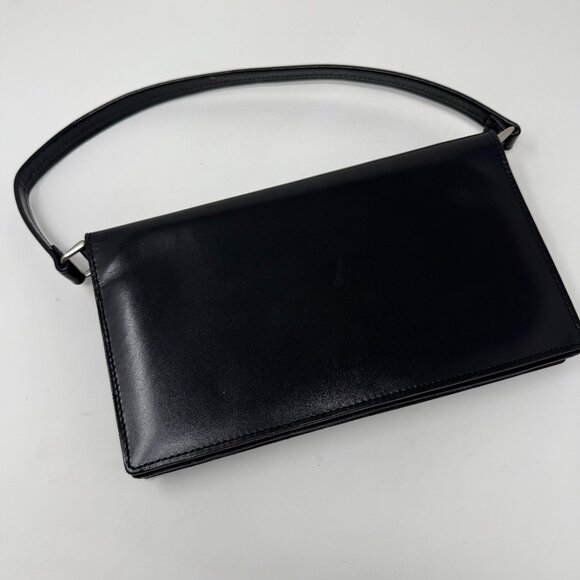 J.Crew Y2K Classic Italian Leather Envelope Rectangular Shoulder Bag - Picture 1 of 6